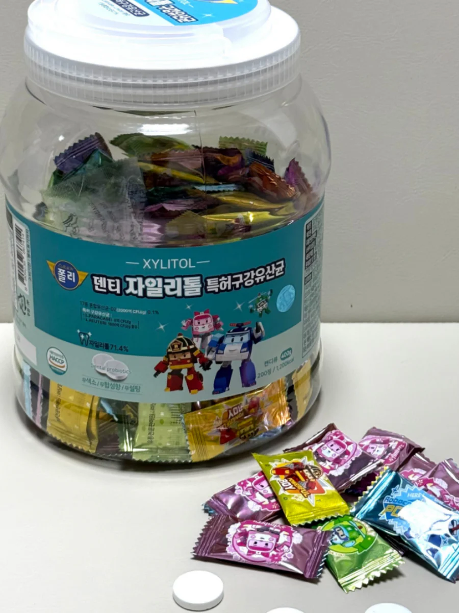 로보카폴리 구강유산균 자이리톨 캔디